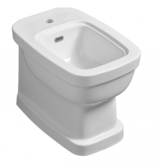 Биде SIMAS EVOLUTION Напольное приставное с одним отверстием цвет белый EVO04