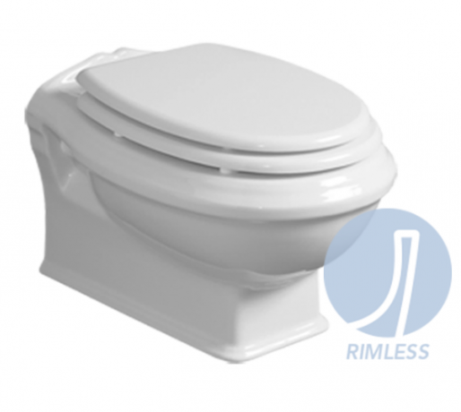 Унитаз SIMAS ARCADE подвесной безободковый цвет белый AR841