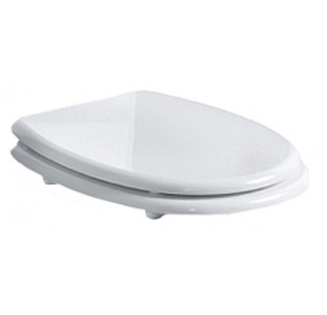 Сиденье с крышкой SIMAS ARCADE цвет белый бронза AR003BR