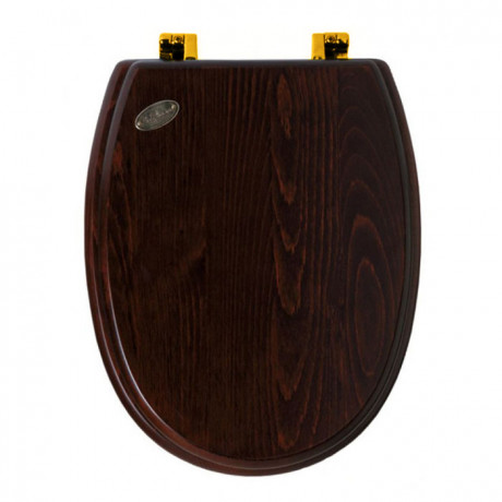 Сиденье с крышкой SIMAS ARCADE цвет орех золото AR005OR