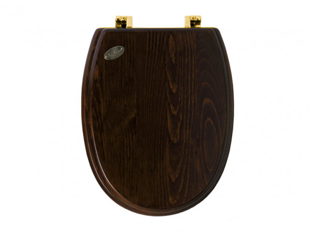 Сиденье с крышкой SIMAS ARCADE цвет орех золото AR005OR