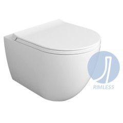 Унитаз SIMAS VIGNONI XS подвесной Безободковый цвет белый VI28/F85