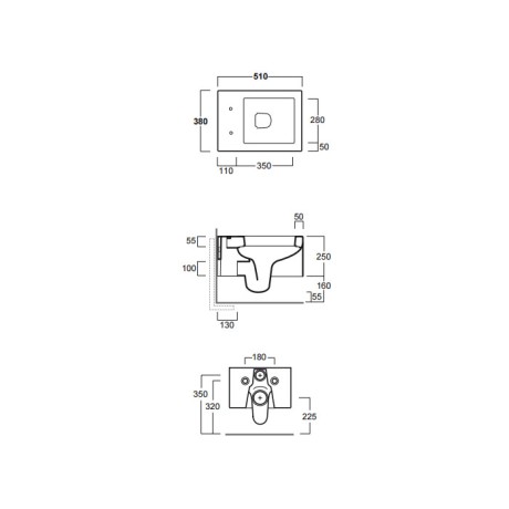 КОМПЛЕКТ Унитаз SIMAS FROZEN подвесной с креплением с сиденьем с крышкой с микролифтом цвет черный FZ18/F85.NE+FZ004.NE