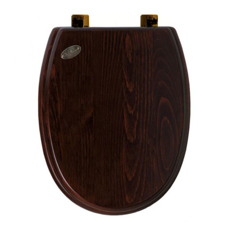 Сиденье с крышкой SIMAS ARCADE с микролифтом цвет орех бронза AR009BR