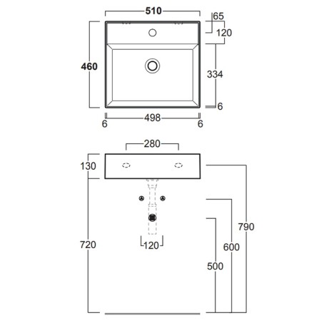 Раковина SIMAS AGILE подвесная или накладная с одним отверстием цвет белый матовый AG51.BM