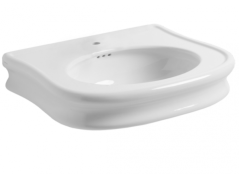 Раковина SIMAS LANTE подвесная или на тумбу с одним отверстием цвет белый LA11