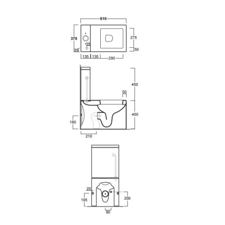 Унитаз SIMAS FROZEN напольный цвет белый FZ07