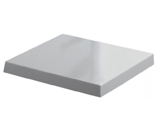 Сиденье с крышкой SIMAS FROZEN цвет белый хром FZ003