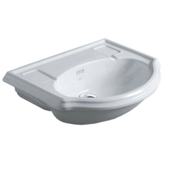 Раковина SIMAS ARCADE полувстраиваемая без отверстий цвет белый AR835.0