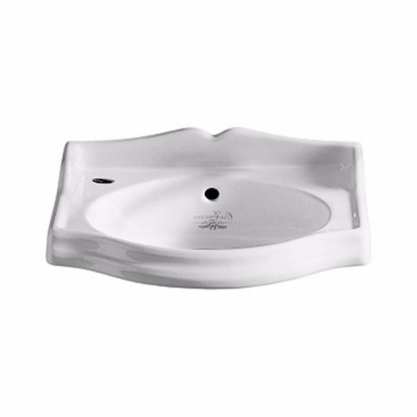 Раковина SIMAS ARCADE подвесная с одним отверстием справа со спинкой цвет белый AR035SX