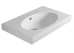 Раковина SIMAS LFT Spazio подвесная с одним намеченным отверстием цвет белый LFT44