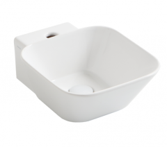 Раковина SIMAS WAVE подвесная или накладная с одним отверстием цвет белый WA07