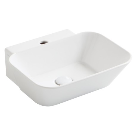 Раковина SIMAS WAVE подвесная или накладная с одним отверстием цвет белый WA08