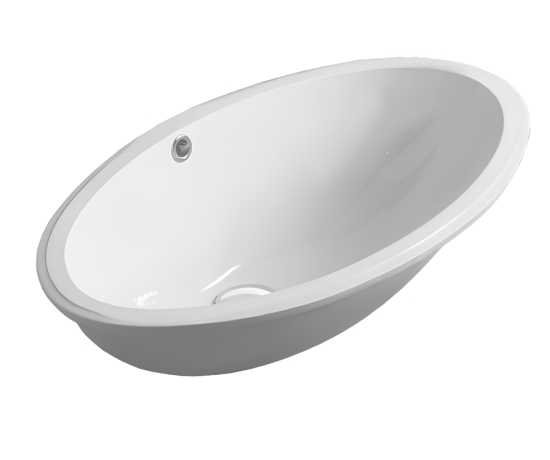 Раковина SIMAS LFT Spazio встраиваемая снизу без отверстий цвет белый LFT74