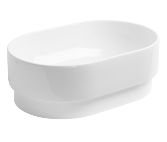 Раковина SIMAS PO-MO накладная или полувстраиваемая сверху без отверстий цвет белый PO02