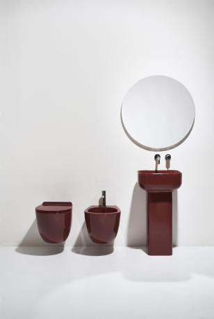 Раковина SIMAS BALLOON накладная без отверстий цвет белый BA03