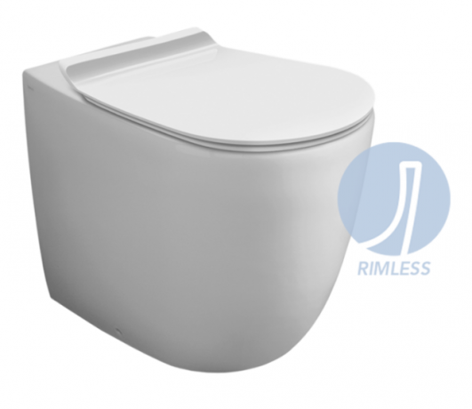 Унитаз SIMAS VIGNONI напольный приставной безободковый цвет белый h50 VI21