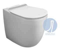 Унитаз SIMAS VIGNONI напольный приставной безободковый цвет белый h50 VI21