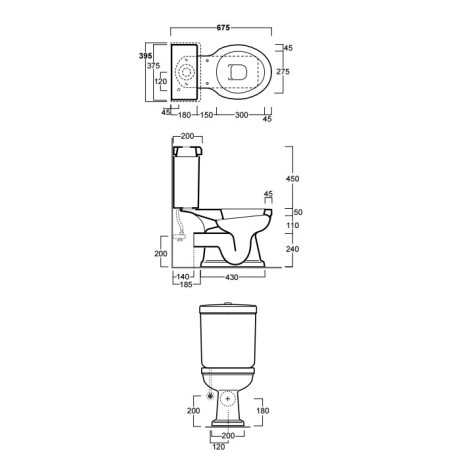 Унитаз SIMAS LONDRA напольный к бачку моноблок цвет белый LO931