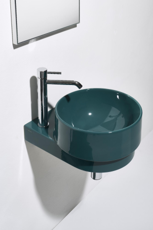 Раковина SIMAS PO-MO подвесная или накладная без отверстий цвет белый PO05