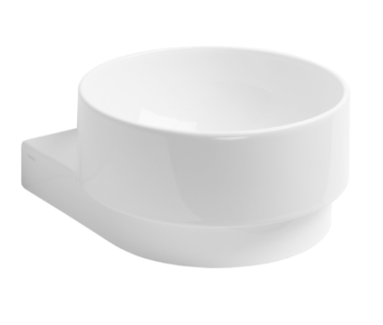 Раковина SIMAS PO-MO подвесная или накладная без отверстий цвет белый PO05
