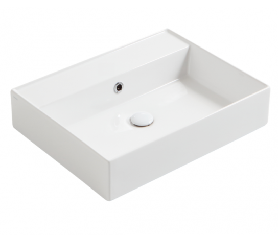 Раковина SIMAS AGILE подвесная или накладная без отверстий цвет белый AG61.0