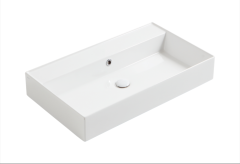 Раковина SIMAS AGILE подвесная или накладная без отверстия цвет белый AG81.0