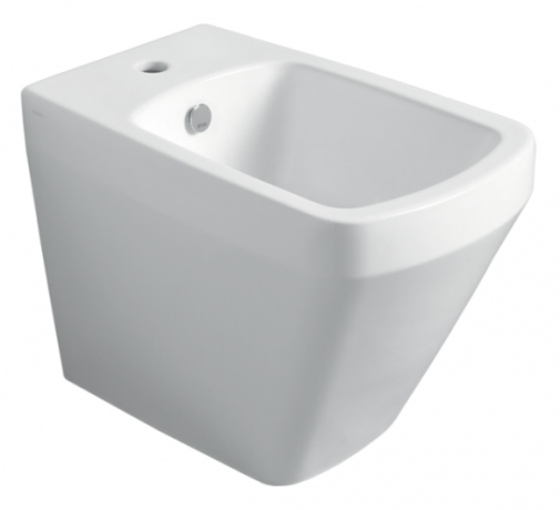 Биде SIMAS BADEN BADEN Напольное приставное с одним отверстием цвет белый BB04/F91