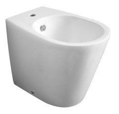 Биде SIMAS GAMBASSI Напольное приставное с одним отверстием цвет белый GA04