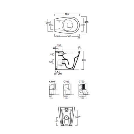Унитаз SIMAS GAMBASSI напольный приставной безободковый цвет белый GA01