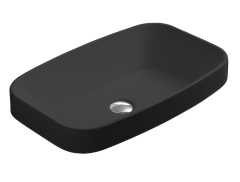 Раковина SIMAS BADEN BADEN накладная без отверстий цвет черный матовый BB11.NM