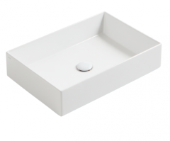 Раковина SIMAS AGILE накладная без отверстий эмалированная с 4 сторон цвет белый AG60