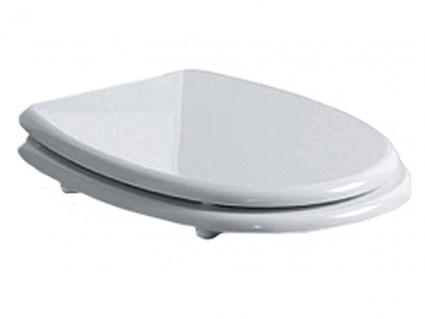 Сиденье с крышкой SIMAS LONDRA с микролифтом цвет белый золото LO007SOR