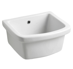 Раковина SIMAS SPECIALI подвесная на кронштейны или накладная без отверстий цвет белый S64