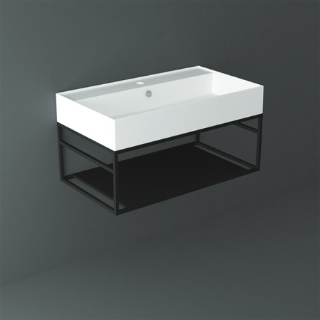 Металлическая структура SIMAS AGILE настенная цвет черный матовый AGSS81