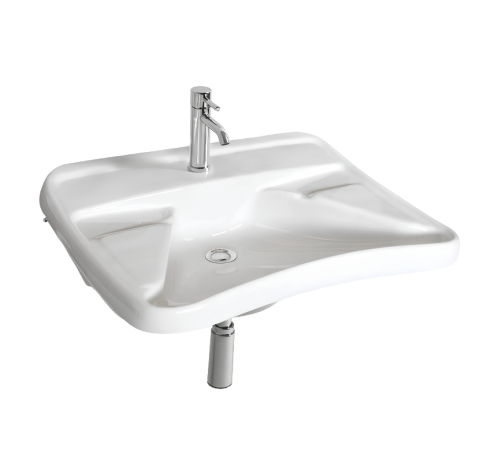 Раковина SIMAS SPECIALI подвесная для людей с инвалидностью с одним отверстием цвет белый EA401